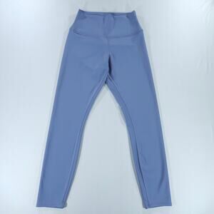 Alo Yoga Women High Waist Legging Size M Periwinkle Blue Full Length Activewear